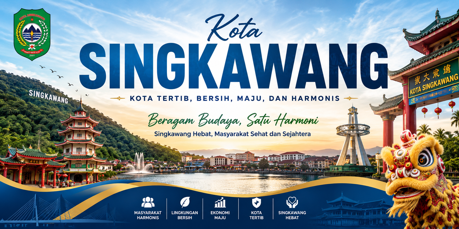 Banner Resmi Kota Singkawang Selatan